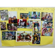 Trabajitos sobre la familia en Ingles con Salita de 5 años